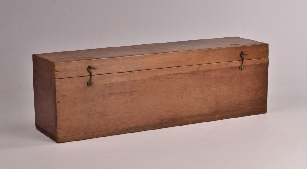 Rare, unused Harpoon Log with case – Hand, Nantucket, 19th century