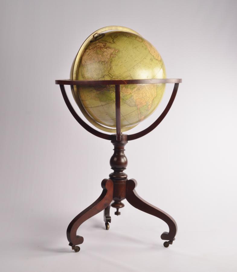 Monumental 18 inch terrestrial Globe, 1861 – Johnston, Edinburgh, Scotland