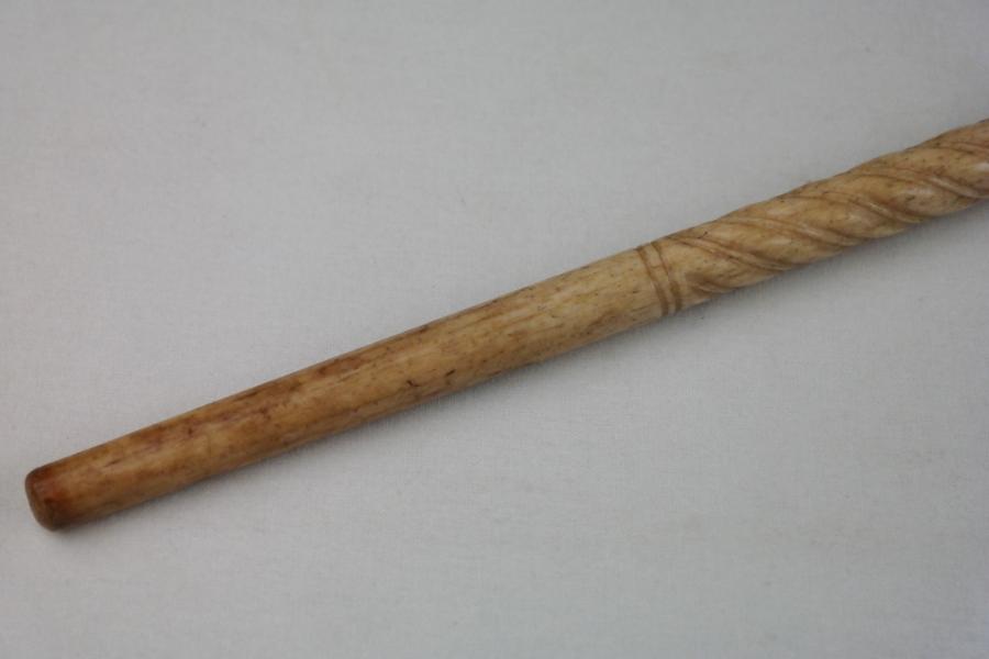 Walking Stick with Monkey Fist, Spermwhale – Early 19th century