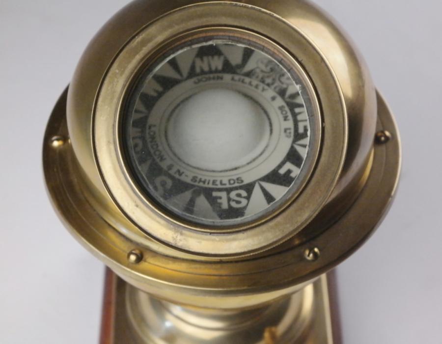 Brass Yacht Compass – Lilley & Son, London, 19th century