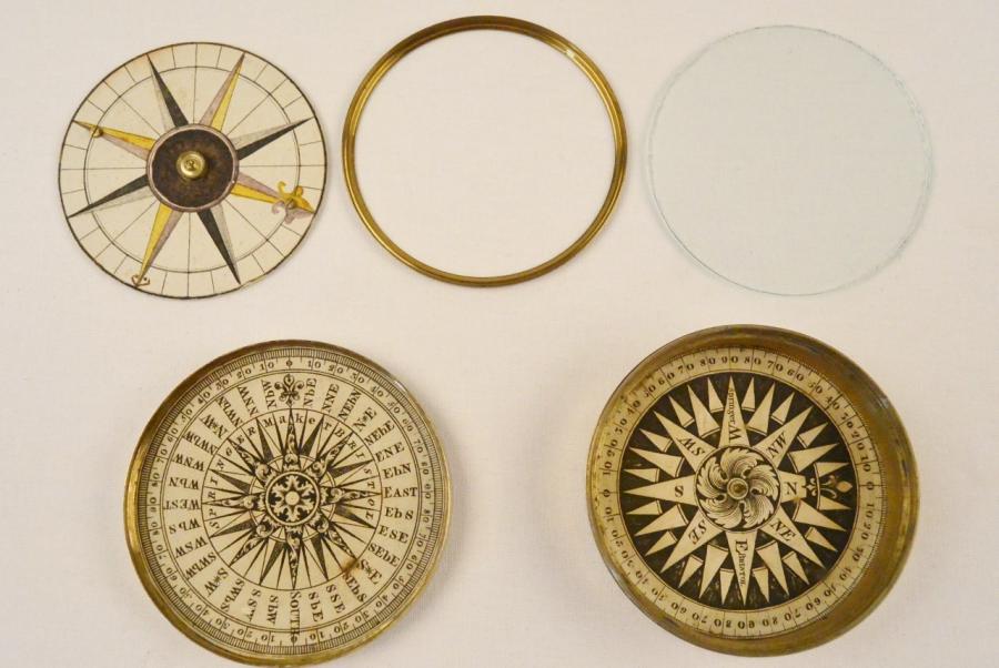 Dry Card Pocket Compass – Springer, Bristol, England, 19th century