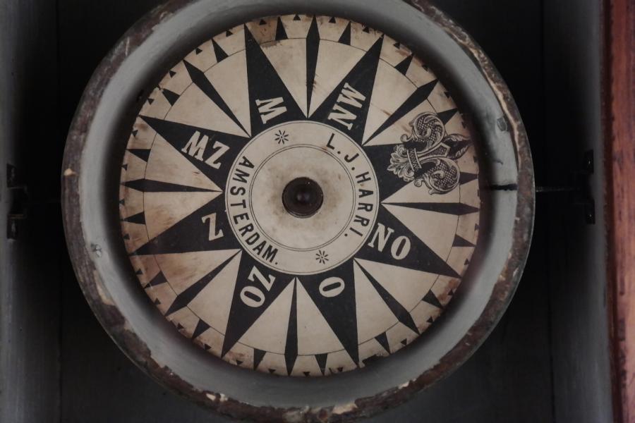 Dry Card Compass – Harri, Amsterdam, late 19th century
