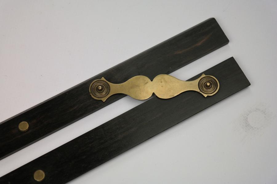 Parallel Ruler, brass and ebony – 19th century