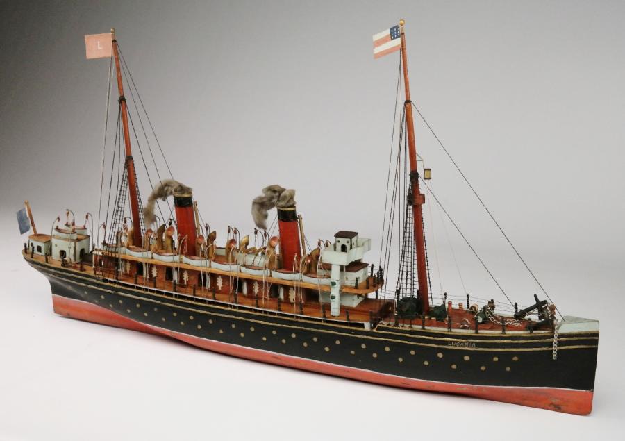 Model of the Cunard Liner Lucania – Glasgow, 1893