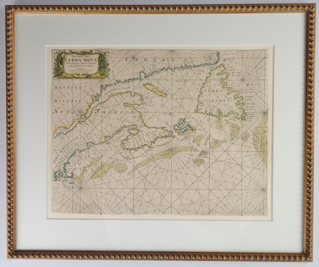 Nantucket, Nova Scotia and Newfoundland in the 17th century – Nautical Chart