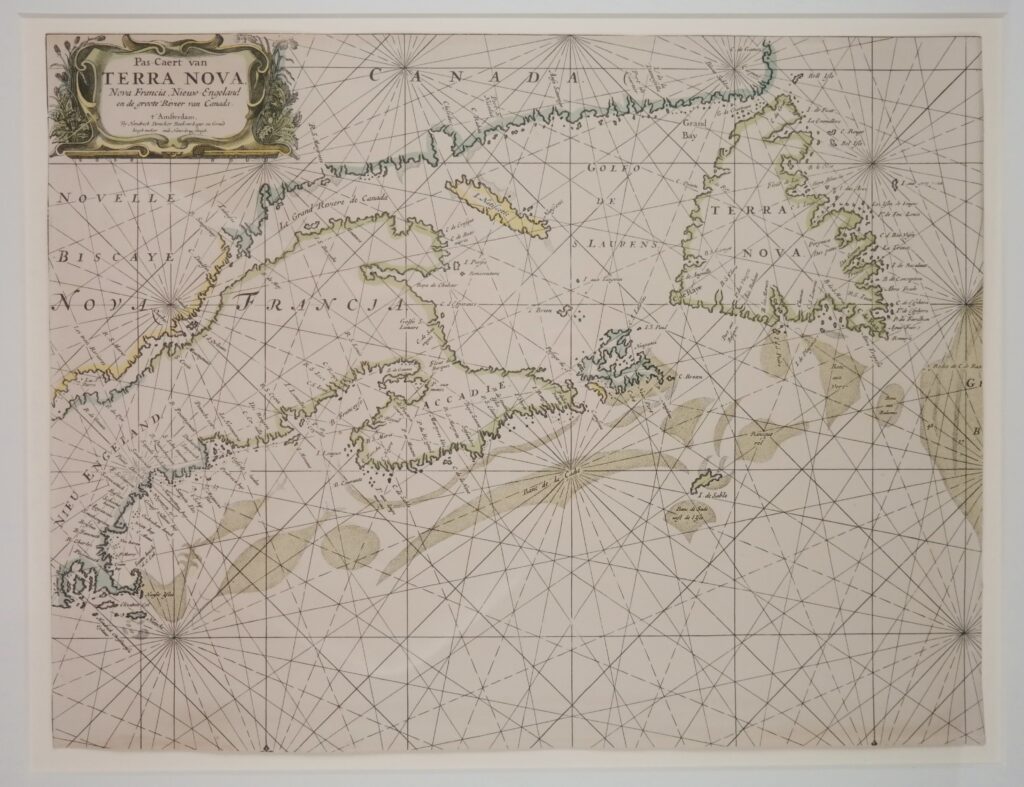 Nantucket, Nova Scotia and Newfoundland in the 17th century – Nautical Chart
