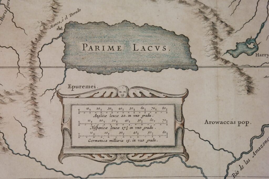 Coast of Guinee or Guaiana, handcolored map – Amsterdam