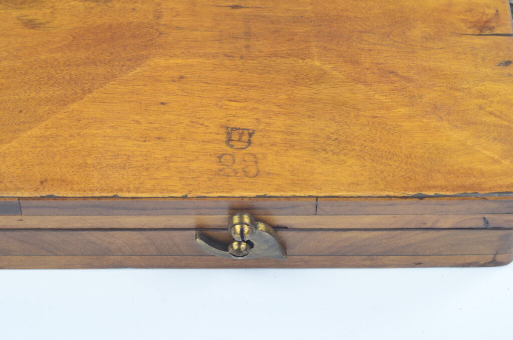 Pelorus in wooden briefcase – Swedish Navy