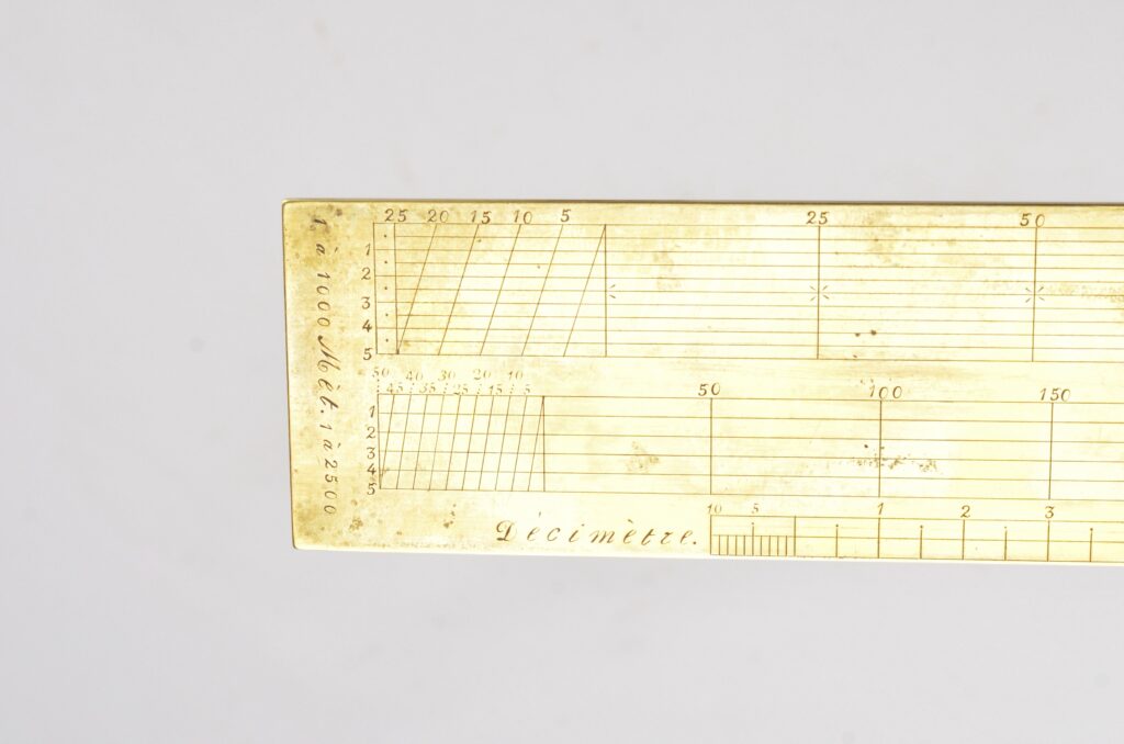 Brass and Steel Nautical Chart Divider – Continental, 19th century