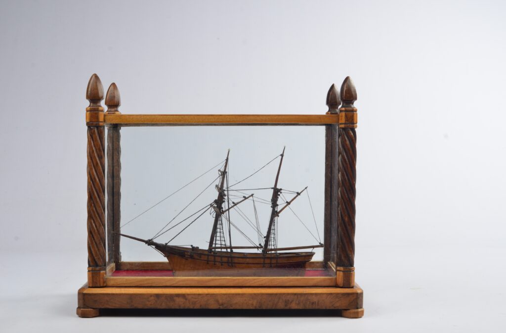 Waterline Model of a Brigantine, 19th century