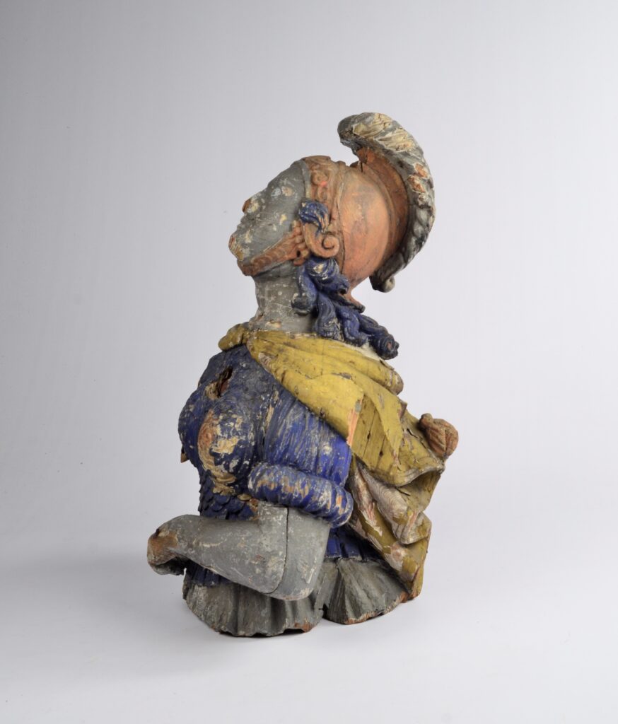 19th century Figurehead of the goddess Minerva