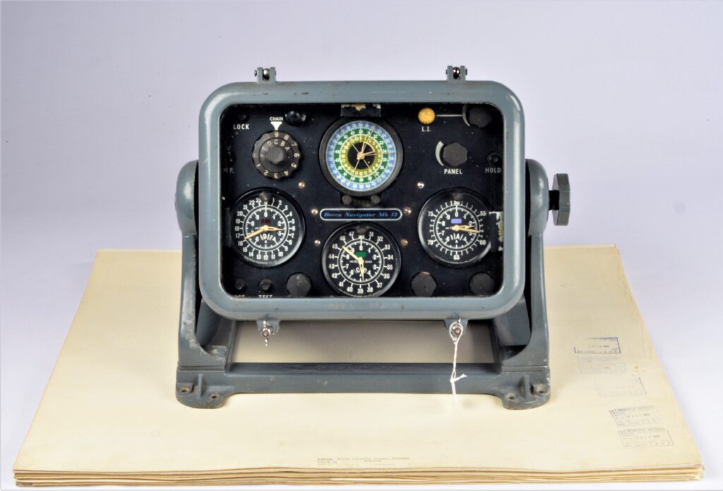 Decca Navigator Mk 12 Display with Decca sea charts
