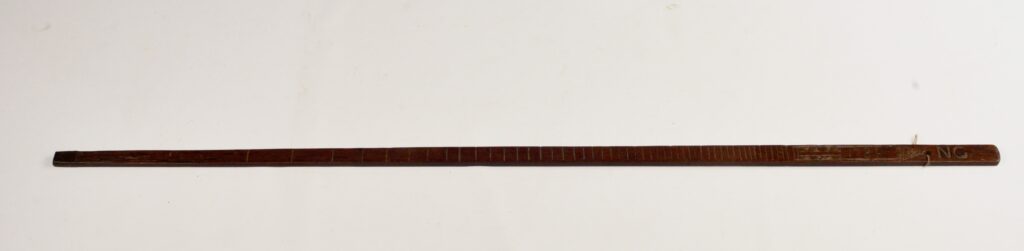 Sounding-rod dated 1781