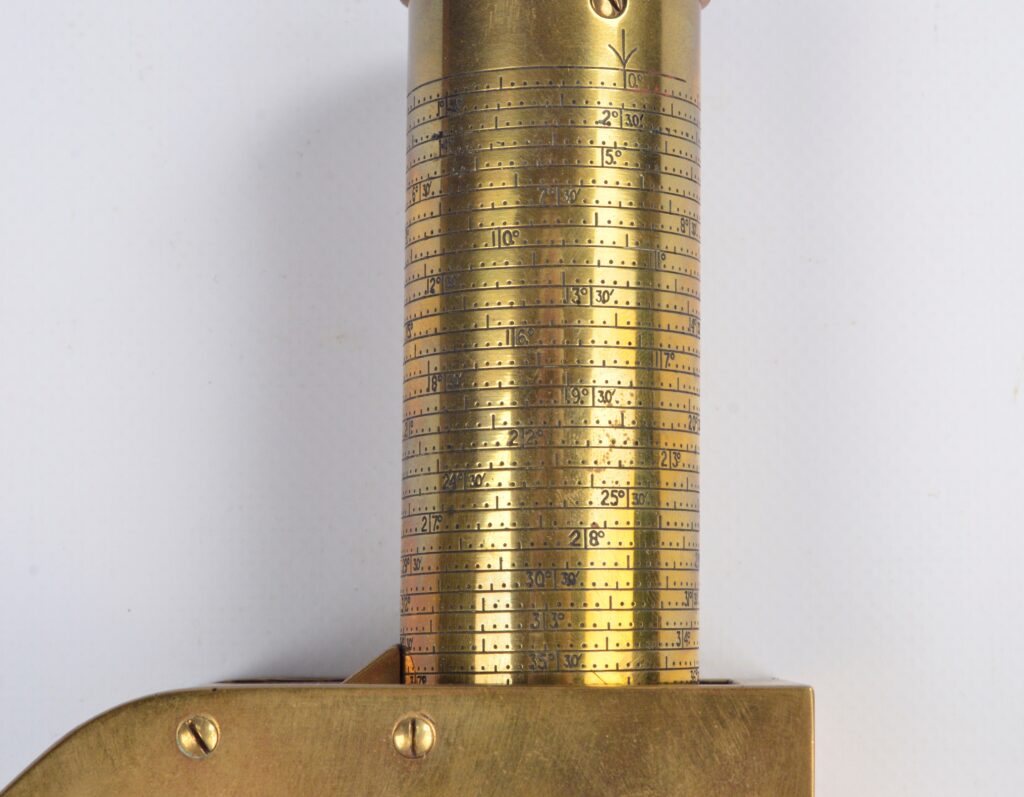 Large Brass Watkins Clinometer – Watts & Son, London, 1941