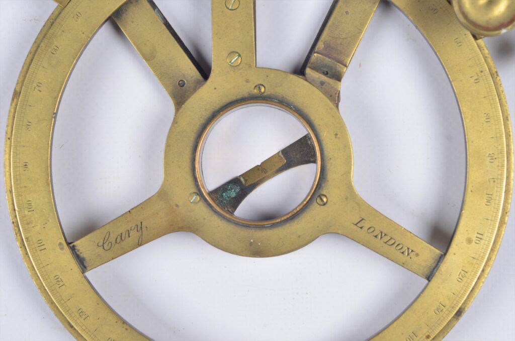 Early Station Pointer for Coastal Navigation – Cary, London, 1850 – 1870