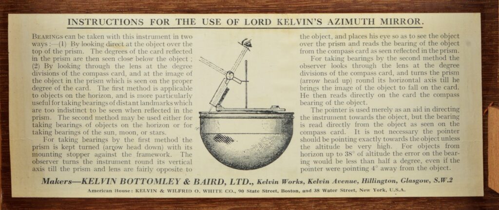 Azimuth Mirror – Kelvin, Bottomley & Baird, Glasgow