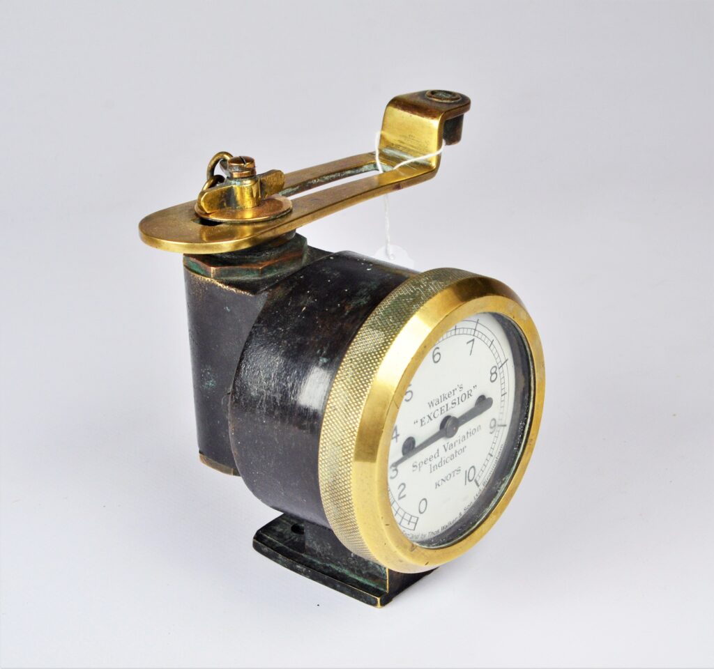 Excelsior IV Ship-log with Rotator and Speed variation Indicator – Walkers, Birmingham