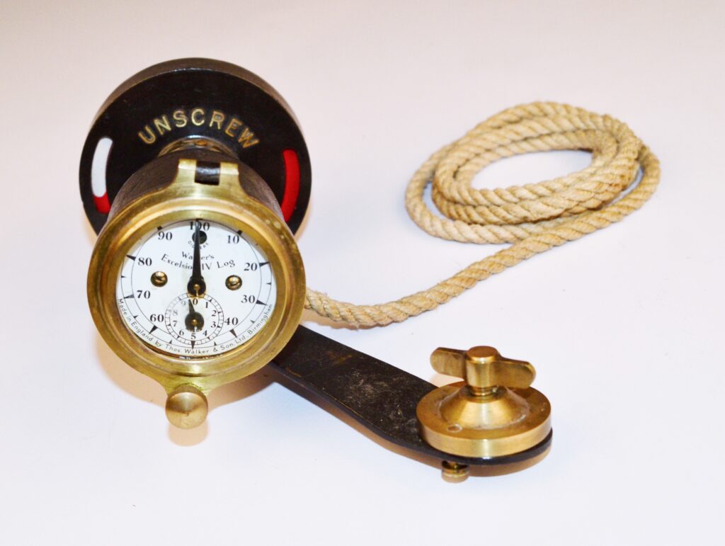 Excelsior IV Ship-log with Rotator and Speed variation Indicator – Walkers, Birmingham