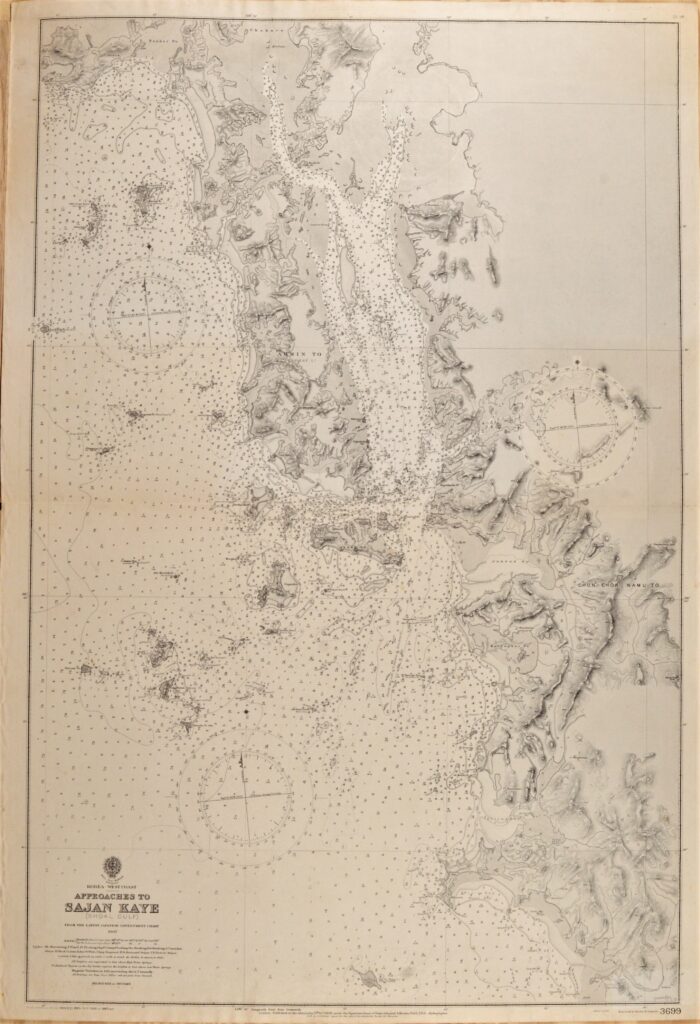 Korea – West Coast  British Admiralty Chart 3699, published 1908