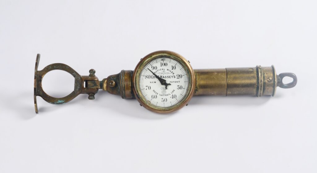 Deck Taffrail Log, new patent – Edw. Massey, London, around 1890